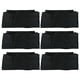 thumbnail image 1 of 6pcs Bolsa de siembra cuadrada Bolsa de control de raíces Vegetales Planta Bolsa de vivero de flores Galón Plantador de invernadero Herramienta de jardín (Tamaño mediano negro), 1 of 6