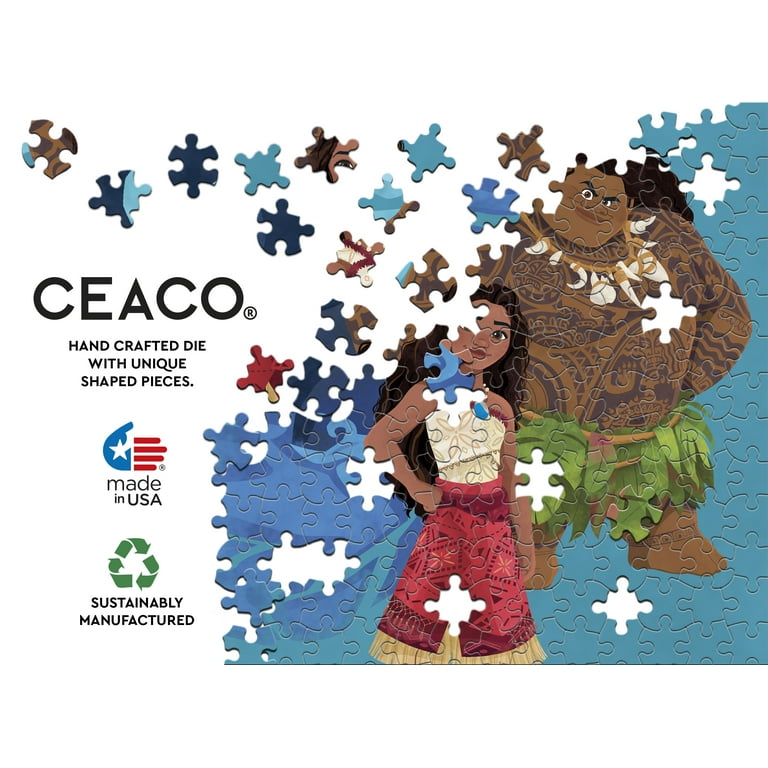 Ceaco 4 In 1 Multipack Disney Moana Jigsaw Puzzle Set - 500 Pieces