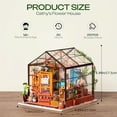 thumbnail image 5 of HLONK kit de micro Maison DIY 1 Pce Serre kit de micro Maison pour Adultes kit de Fabrication de mini Maison Décoratif Halloween/noël/cadeaux pour Famille et Amis, 5 of 5