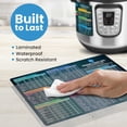 thumbnail image 4 of Instant Pot Cooking Times Chart - Pressure Cooker Accessories Cook Times - Easy to Use & Clean Strong Magnet - Instant Pot Cheat Sheet Magnet Set Quick Reference Guide (Black), 4 of 8