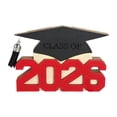 thumbnail image 2 of 2026 Graduation Money Holder, Wooden Cash Gift Card Holder with Grad Cap, Money Cash Envelope Box, Tabletop Decoration for Grad Party, Practical & Meaningful Graduation Keepsake, Red, 2 of 7