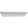 thumbnail image 3 of Ekena Millwork 111" Bottom Width x 119 3/4" Top Width x 7 7/8"H x 1 1/4"P Classic Crosshead, 3 of 24