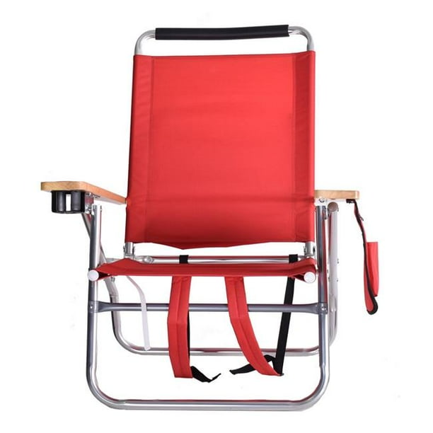 Red deals beach chair