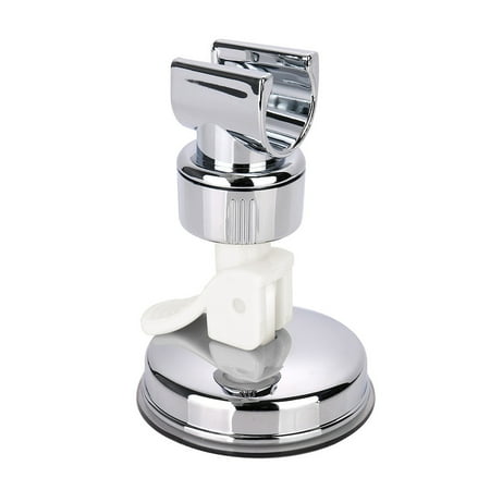 

Egmy Shower Head Handset Holder Chrome Bathroom Wall Mount Adjustable Suction Bracket Silver One Size