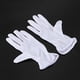 thumbnail image 4 of 2 Par Guantes de Conduccion Trabajo de Algodon Blanco Antideslizante Protector, 4 of 8