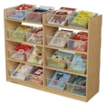 thumbnail image 2 of Childcraft Mobile Book Storage Unit, 16 Clear Trays, 47-3/4 x 14-1/4 x 40 Inches, 2 of 2