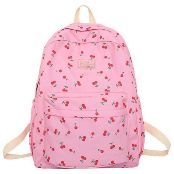 Large Capacity Fashion Backpack Clearance, Furenl Cherry Backpack Aesthetic Backpack Backpack Laptop Travel Casual Backpack, Red