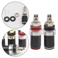 thumbnail image 4 of 2 conectores de altavoz HIFI chapados en oro para pared de cine en casa. revestimiento de metales, 4 of 5