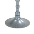 thumbnail image 4 of Mesa auxiliar Benzara Wowi, 23 pulgadas, acero plateado, 46 x 46 x 57 cm, 4 of 6