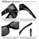 thumbnail image 3 of Gafas de sol rectangulares polarizadas, gafas de sol, 3 of 5