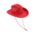 thumbnail image 3 of Decoración del sombrero de vaquero occidental Decoración de disfraces de adultos para la fiesta del festival de música Fiesta Rojo, 3 of 8