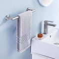 thumbnail image 4 of Soporte de toalla 60 cm Espesano Barra de acero inoxidable Varilla montada en pared Rack de almacenamiento a prueba de óxido para restaurante Accesorios para el hogar Plata Advancent HA011301-01B, 4 of 7