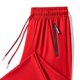 thumbnail image 3 of Pantalones elásticos con cordón en la cintura unisex para hombre: pantalones informales de secado rápido, mezcla de fibras, para todas las estaciones, 3 of 3