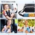 thumbnail image 5 of Qxltty Starry Pumpkin Car Seat Strap Pads are Soft and Snug Fitting for All Cars Backpacks Pushchair 6.5×6.5in, 5 of 8