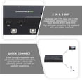 thumbnail image 3 of Conmutador Kvm De 2 Entradas Y 2 Salidas 4K/30Hz Caja De Conmutación Usb Compatible Con Hdmi Consola De Juegos Para Computadora Conector De Ratón Para Teclado Para Windows Para Android Para Mac Os Advancent EL006267-00, 3 of 6