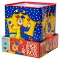 Schylling Jester Jack In Box, Plush Clown Novelty Toy for Toddlers and
