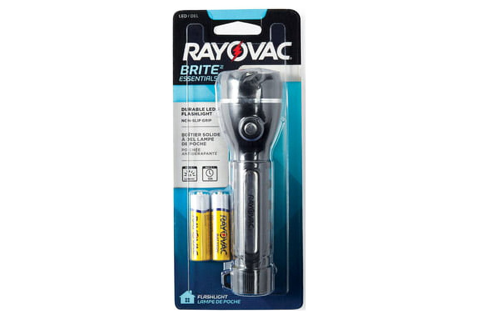 Rayovac Brite Essentials 26 lm Black LED Flashlight AA Battery