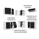 thumbnail image 4 of Cocina Integral Completa Modular Madesa Glamy 349cm BN 03, 4 of 5