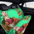thumbnail image 4 of Es un Mundo Muy Grande-theme Car Rear Seat Covers Back Elastic Flexible Car Seat Covers Decorative Fits Most Cars 120x59x76cm, 4 of 6