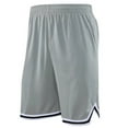 thumbnail image 2 of Men's Long Basketball Shorts With Zipper Pocket 11 Inch Mesh Sports Play Basketball Court Star Fitness Quick Dry Lightweight, 2 of 4