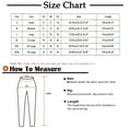 thumbnail image 3 of SELONE Linen Pants for Women High Waist Plus Size With Pockets High Waist High Rise Baggy Wide Leg Casual Straight Leg Loose Pants Pants Solid Pants for Everyday Wear Running Work Gray M, 3 of 6