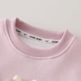 thumbnail image 6 of Toddler Baby Girl Clothes 12 18 Months 2T 3T 4T 5T 6T Fall Winter Outfits Cute Print Long Sleeve Sweatshirt Pant Outfits Pink Size 5-6 Years, 6 of 9