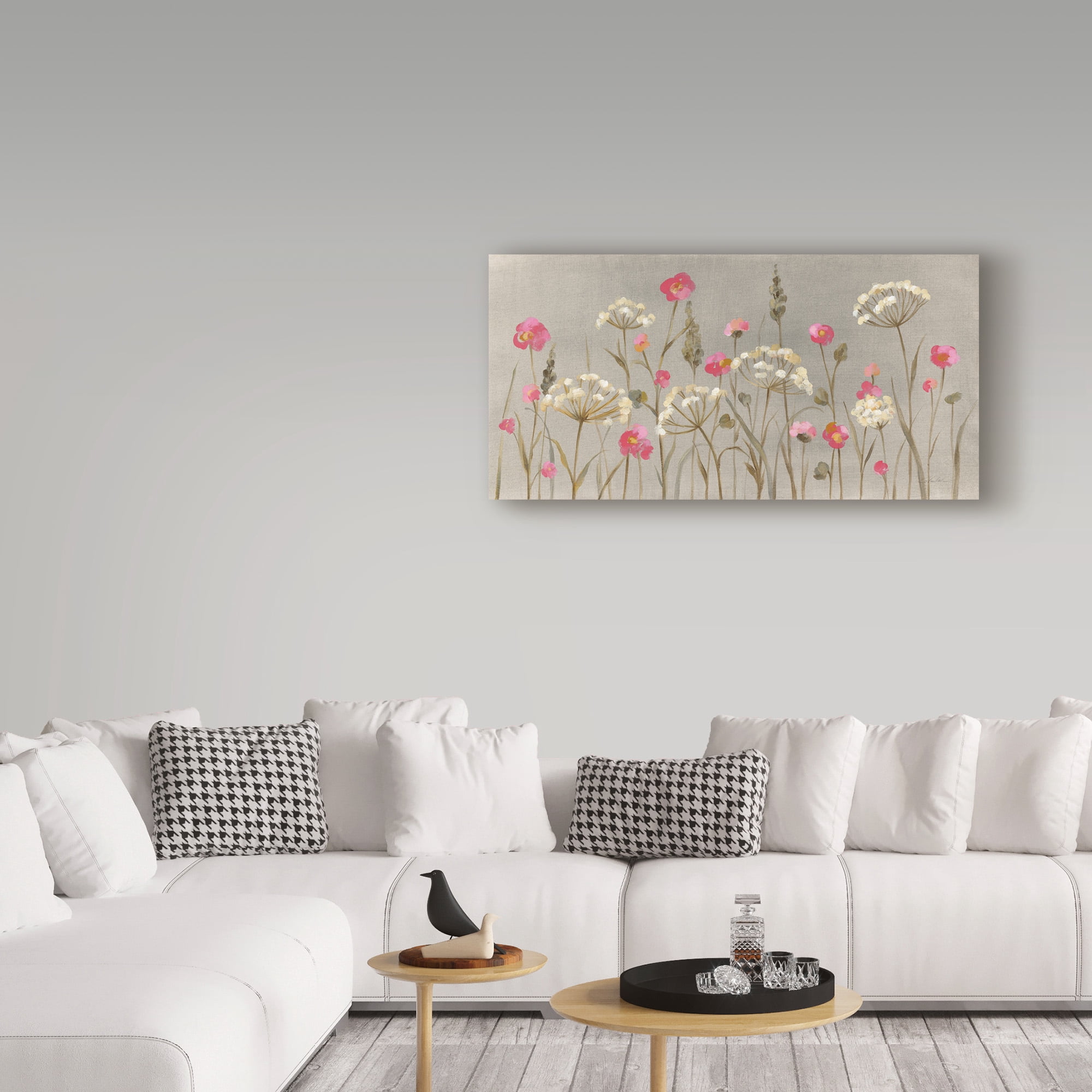 Silvia Vassileva 'Delicate Garden' Canvas Art
