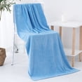 thumbnail image 2 of Oalirro Oversized Bath Towels Set, Cotton Microfiber Towels, Soft Quick Dry Towels Set Includes 1 Bath Towel & 1 Face Towel - Pink, 2 of 7