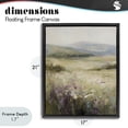 thumbnail image 4 of Stupell Industries Traditional Fields Of Serenity Black Floating Frame Canvas Art, 17 x 21, by Svetlana Aleynikova, 4 of 8