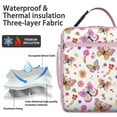 thumbnail image 2 of Reusable Small Lunch Box – Colorful Butterfly & Floral Design,Portable Food Container for Work, School, Picnic, Travel, 2 of 6