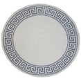 thumbnail image 5 of SAFAVIEH Machine Washable Rug Indoor/Outdoor Bermuda Collection - Bermuda Isidora Geometric Machine Washable Indoor/Outdoor Area Rug, Ivory/Blue, 5'3" x 5'3" Round, 5 of 10