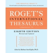 Roget's International Thesaurus, 8th Edition, (Hardcover)