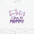 thumbnail image 4 of Inktastic I Love My Mommy Girls Baby Dress, 4 of 5