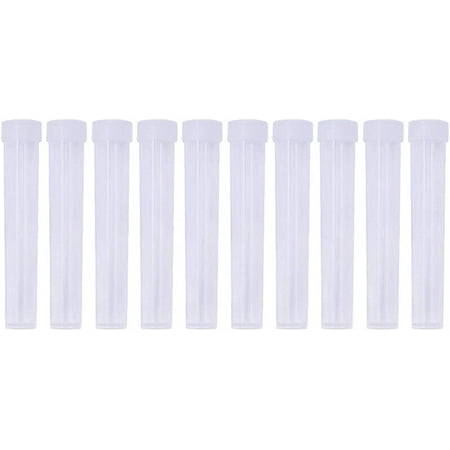 

Cross Stitch Needle Tube Plastic Clear Holder Accessories Organizer Needles Dispenser for Embroidery Sewing 10 pcs