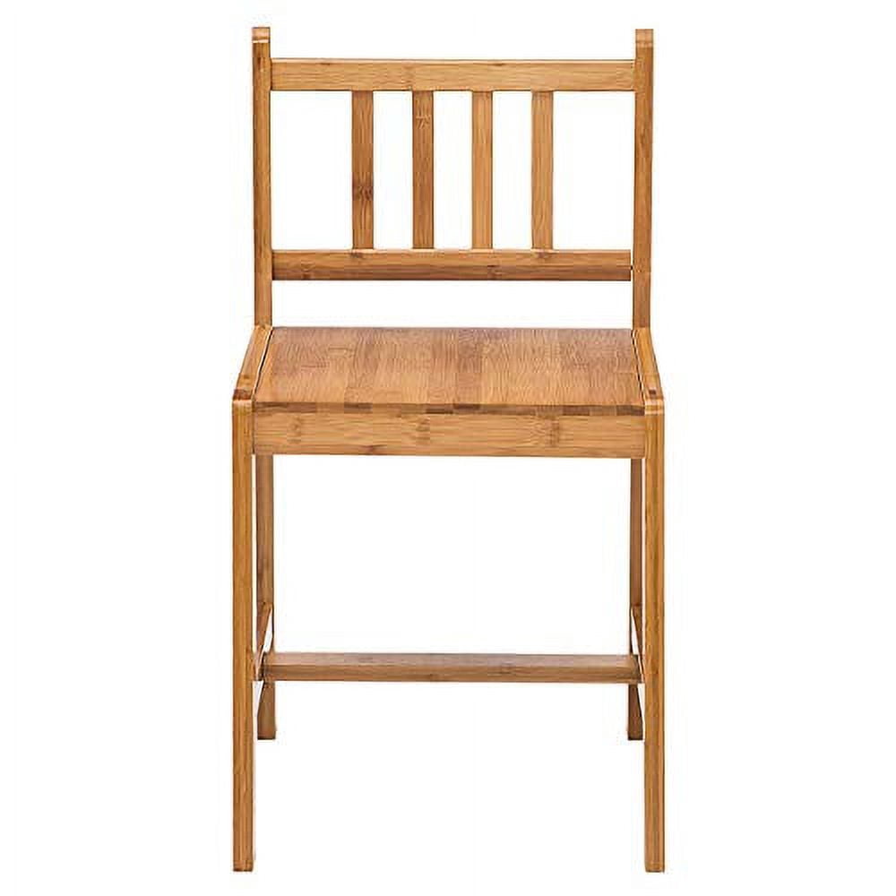 UNICOO® Bamboo Height Adjustable Kids Desk and Chair Set, Children Desk, Study Table and Chair Set (Nature -01)