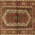 thumbnail image 1 of Ahgly Company Indoor Square Persian Brown Traditional Area Rugs, 6' Square, 1 of 4