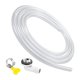 thumbnail image 1 of Kit de manguera de desagüe para aire acondicionado con conector. Manguera de desagüe portátil y flexible de repuesto, a prueba de fugas, ideal para of 3 pies, 1 of 9