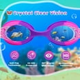 thumbnail image 6 of Vvinca Kids Swim Goggles for Age 2-8, Toddler-Goggles with Fabric Strap No Leak Pain-Free, Anti-Fog Goggles for Girls Boys, 6 of 7