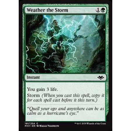 MtG Modern Horizons Common Weather the Storm (Foil) #191
