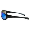 thumbnail image 5 of Optic Edge Overdrive Sports & Motorcycle Sunglasses for Men or Women 3 Pairs Gloss & Matte Black Frames w/Blue & Purple Mirror Lenses, 5 of 9