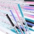 thumbnail image 4 of 200pcs Disposable Mini Mascara Wands Crystal Eyelash Brushes Thin Mascara Wands Micro Brush Lash Extension Supplies Lashes Extension Tools(Thin-4colors), 4 of 5