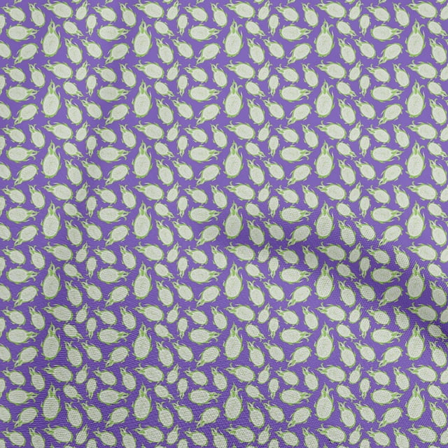 oneOone Cotton Flex Violet Fabric Dragonfruit Sewing Craft Projects Fabric Prints By Yard 40 Inch Wide
