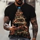 thumbnail image 4 of Camiseta de Mardi Gras para hombre y niño, disfraz de Papá Noel con estampado 3d, árbol de Navidad, atmósfera de muñeco de nieve, Top fino informal de calle de verano, 4 of 4