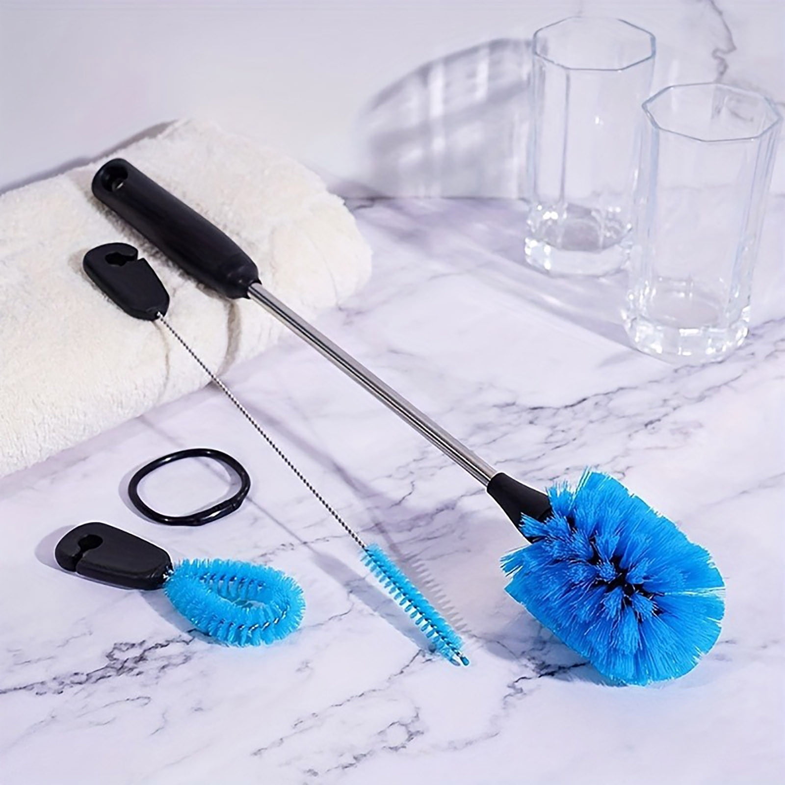 3 Set of Cup And Bottle Cleaning Brush Cup And Bottle Cleaning Brush Set