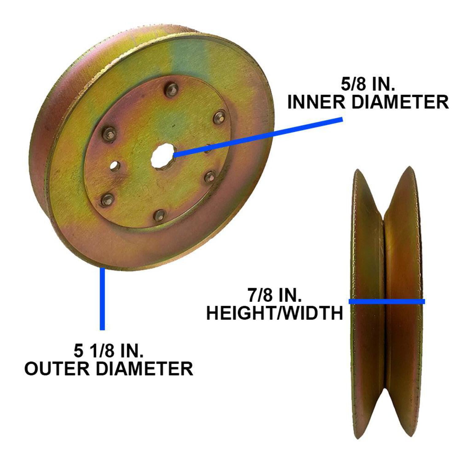 Proven Part Mower Deck Rebuild Kit Fits Craftsman With 3 Post Spindle Includes Pulleys Belt Blades For Part Numbers 130794, 134149, 144959, 173437, 131494 Sears Craftsman