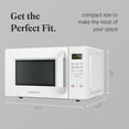 thumbnail image 4 of Farberware 1.1 cu ft Microwave Oven,1000W Countertop Microwave Oven with Auto Cook Menu, White, 4 of 6