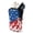 American Flag Print, variant on FUIALDOLG Cat Print Double Eyeglass Case with 2 Compartments Portable Double Eyeglass Cases for Women Men Fashion Zipper Sunglasses Pouch for Men Women Travel