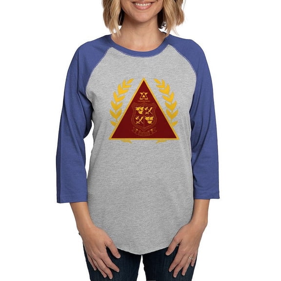 CafePress - Delta Chi Alumni Pin Long Sleeve T Shirt - Womens Baseball Tee