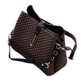 thumbnail image 4 of Bolso de hombro ANGGREK Bolso de Mujer Poliéster PU Gran Capacidad Moda Retro, 4 of 7