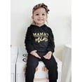 thumbnail image 3 of Infant Baby Girl Long Sleeve Hooded Top Hoodie Sweatshirt Dinosaur Pants Outfits Set Clothes, 3 of 8